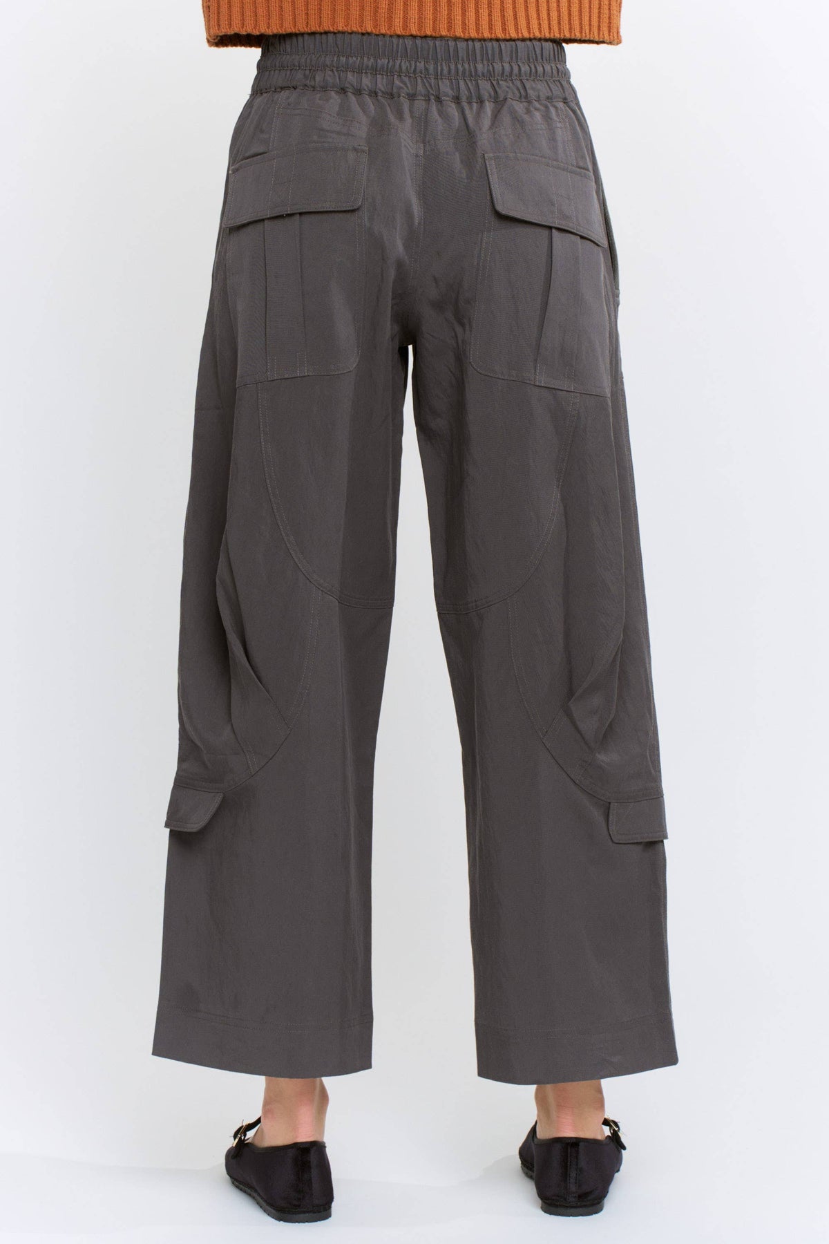 Camila Cargo Pants - Charcoal