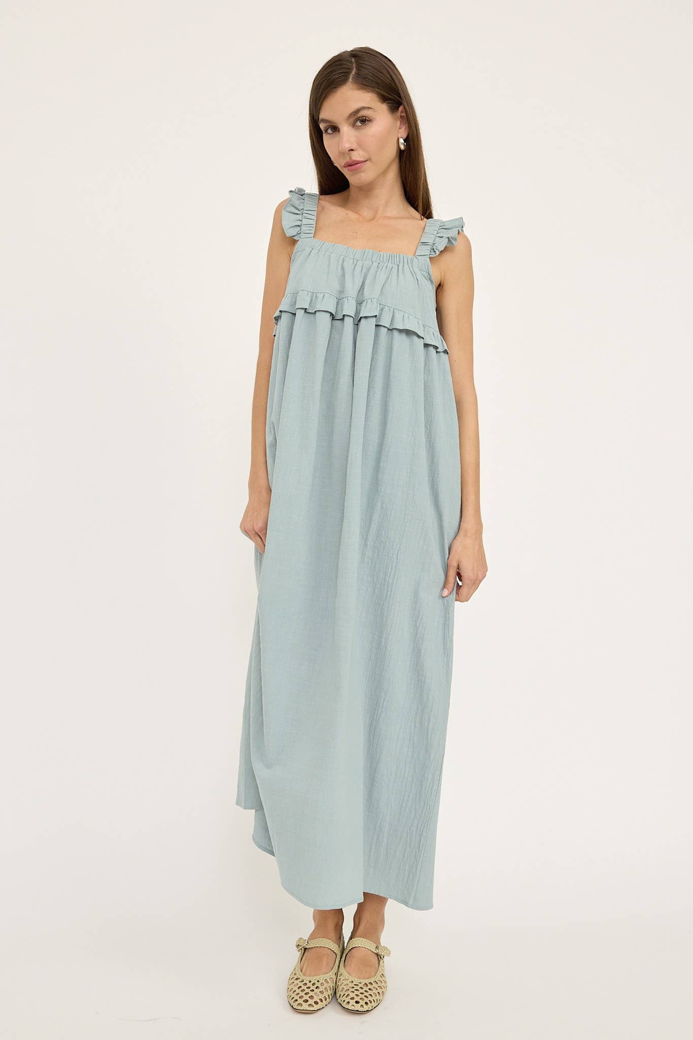 Sueno Frill Maxi Dress